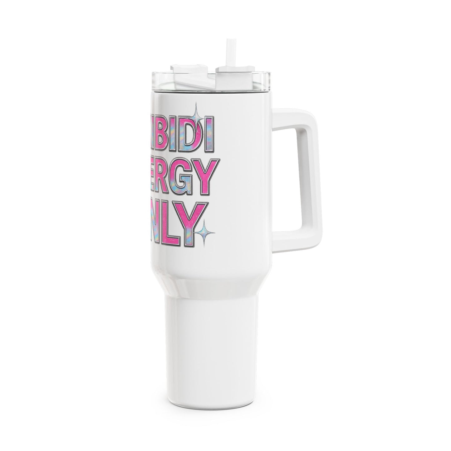 skibidi energy only 40oz tumbler - fun & stylish drinkware for any occasion - double wall insulated stainless steel, bpa-free, perfect for home, gym, parties, and gifts