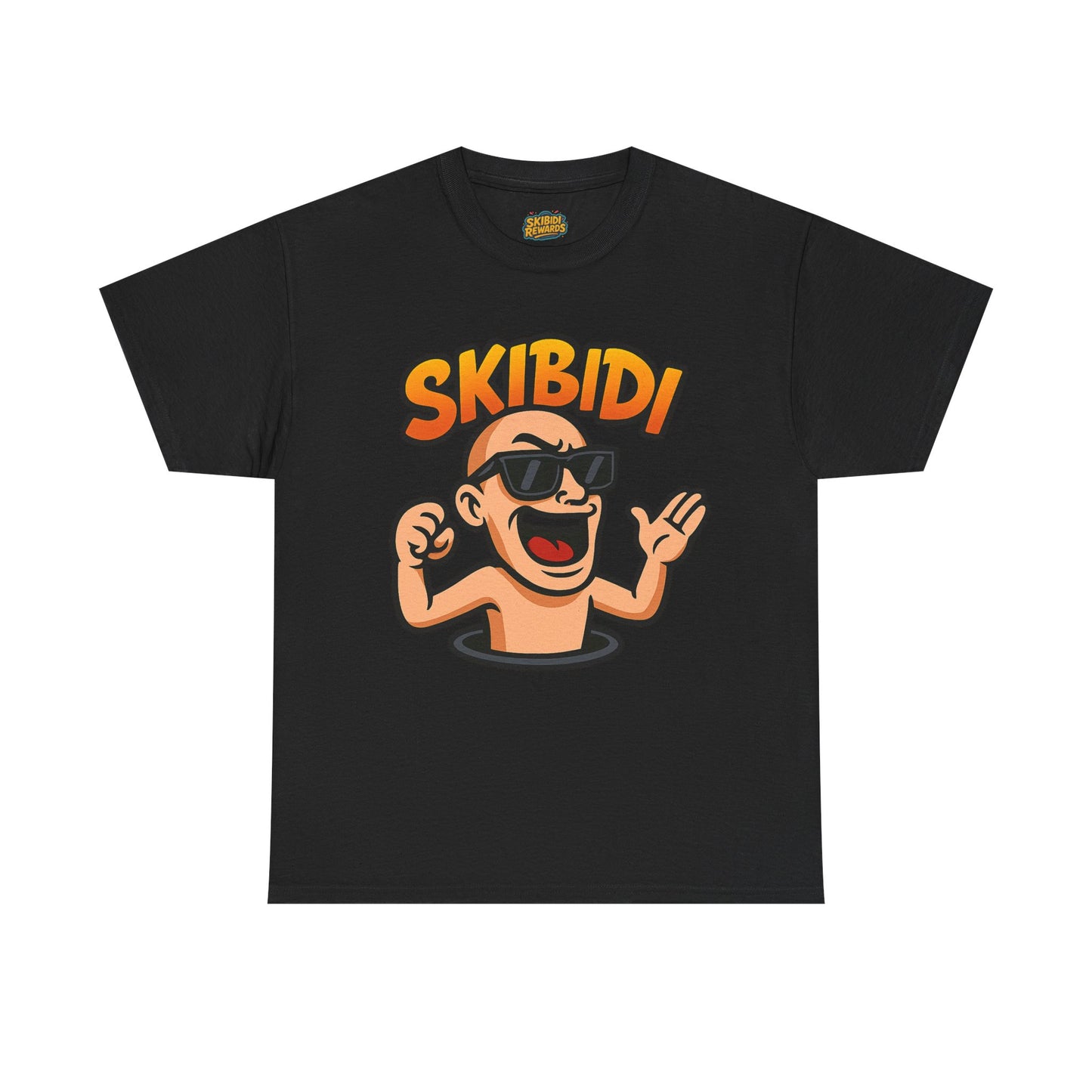 skibidi unisex heavy cotton tee - fun graphic tee for casual wear - soft, durable, comfortable - perfect for everyday style - available in multiple sizes and colors