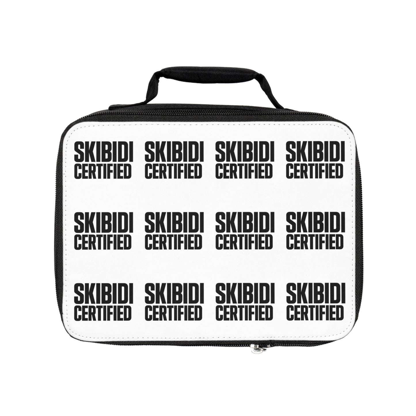 skibidi certified lunch bag - stylish & fun lunch tote for kids and adults, insulated design for school, work, picnics, durable & vibrant colors, perfect gift for every occasion