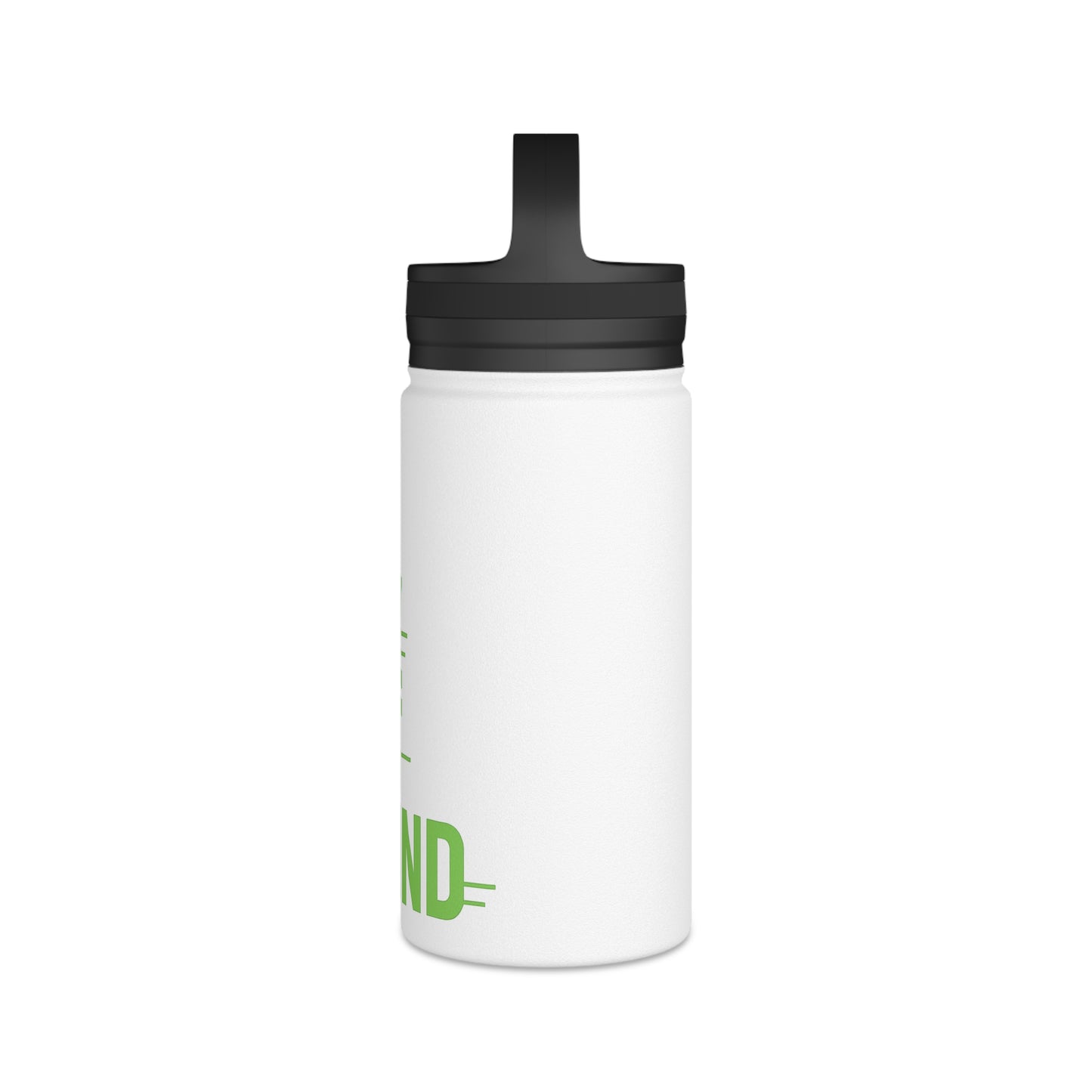 eco-friendly stainless steel water bottle - no rizz left behind, 12oz double-wall insulation, bpa-free, vibrant colors, perfect for gym, hiking, and daily hydration