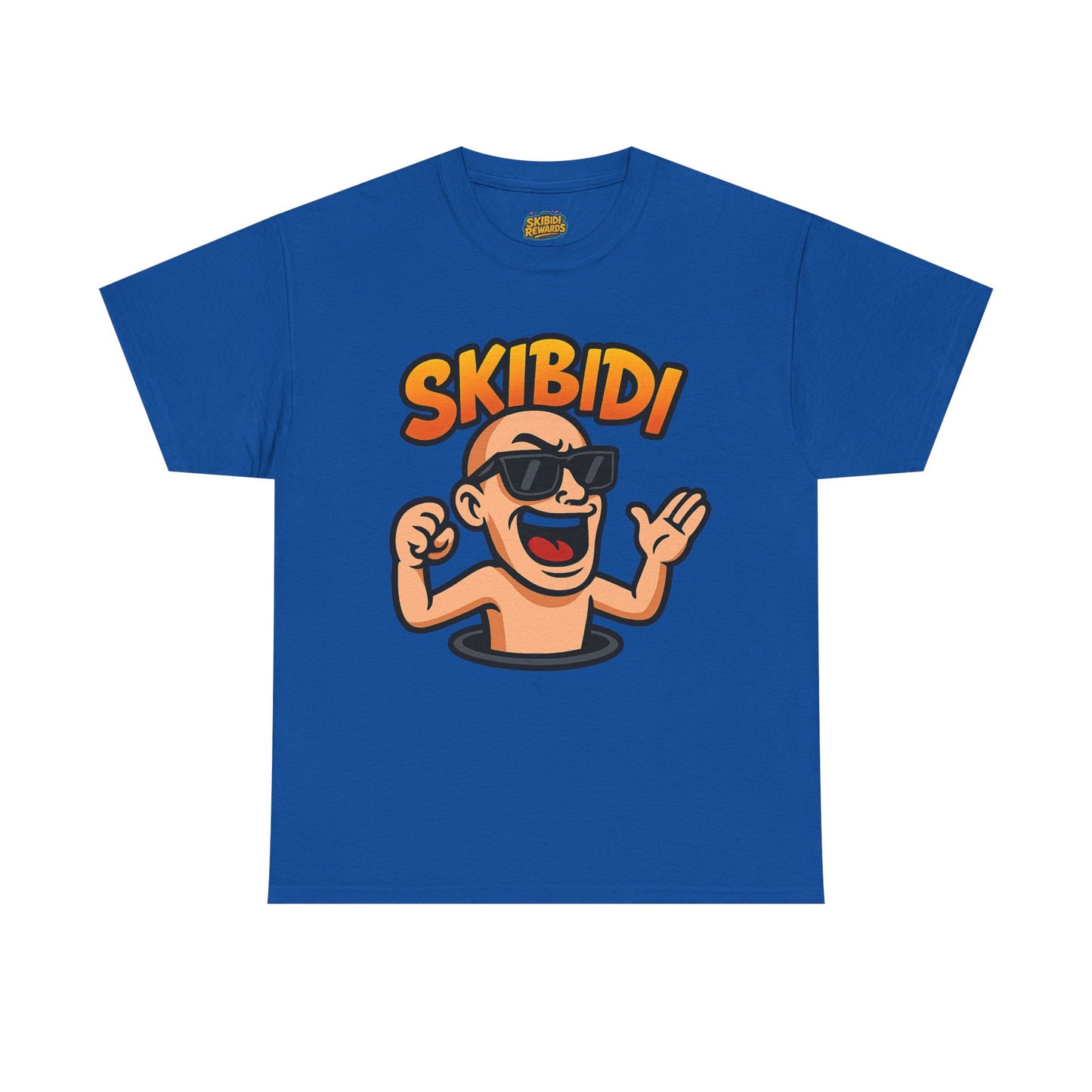 skibidi unisex heavy cotton tee - fun graphic tee for casual wear - soft, durable, comfortable - perfect for everyday style - available in multiple sizes and colors