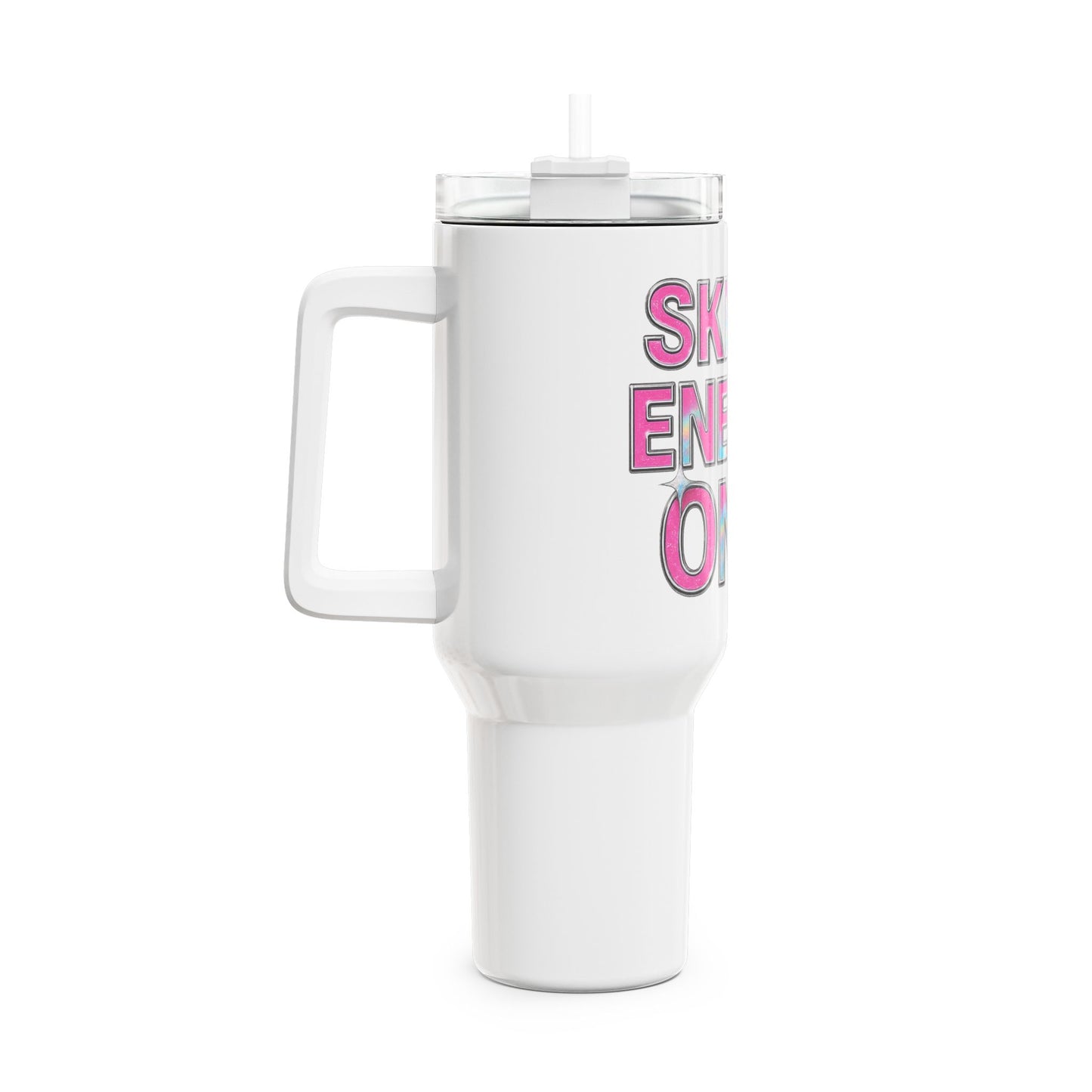 skibidi energy only 40oz tumbler - fun & stylish drinkware for any occasion - double wall insulated stainless steel, bpa-free, perfect for home, gym, parties, and gifts