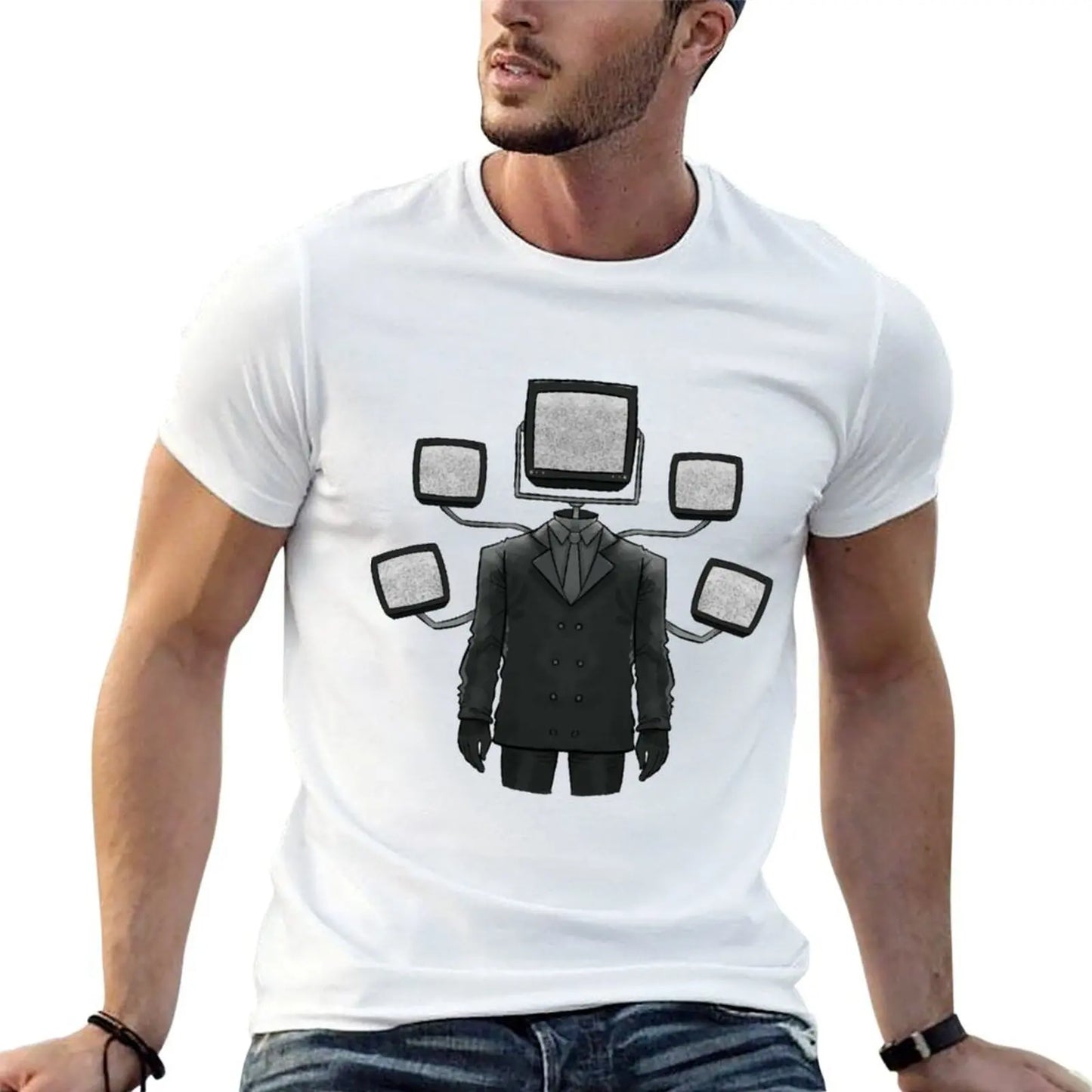 skibidi graphic t-shirt for kids