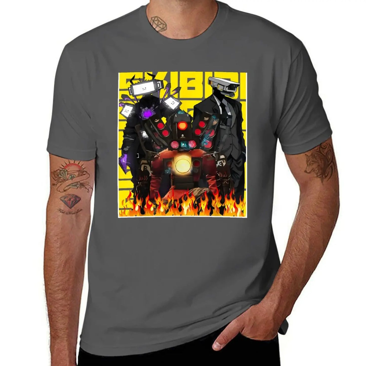 skibidi toilet tiviman t-shirt