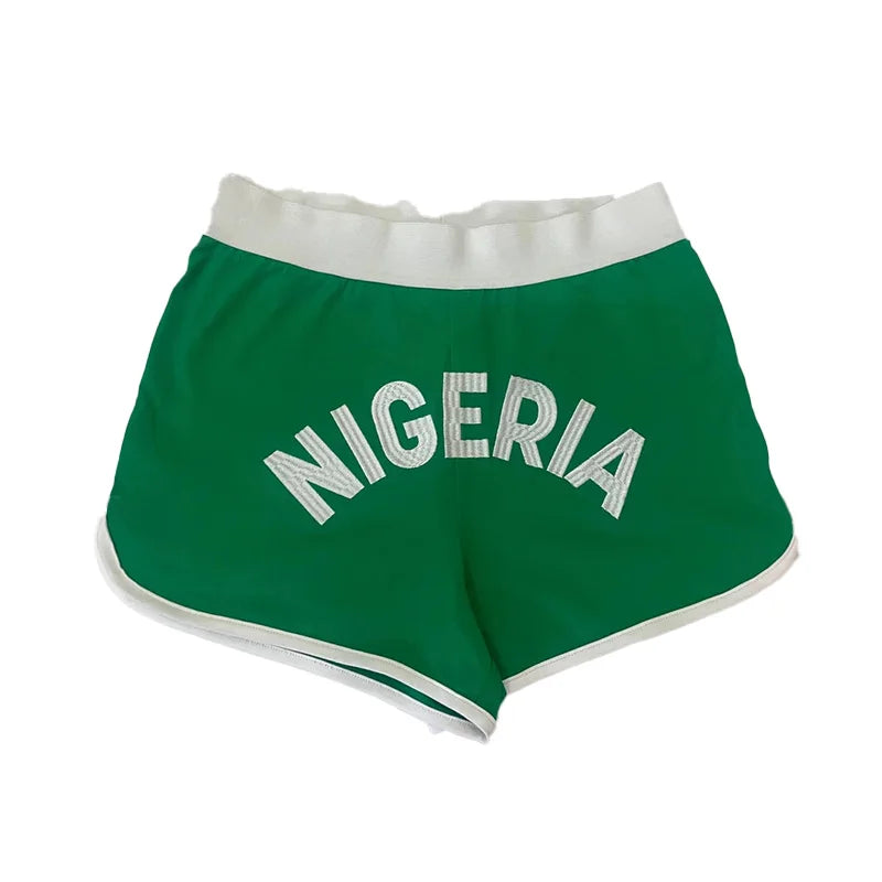 green nigeria graphic t-shirt for kids