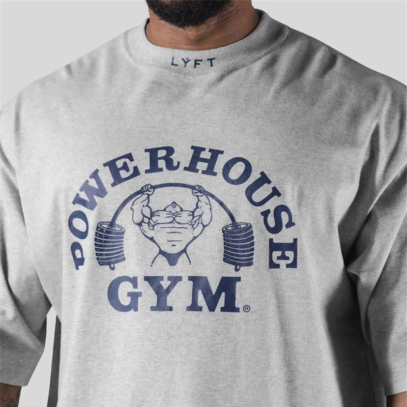 powerhouse gym graphic t-shirt for kids