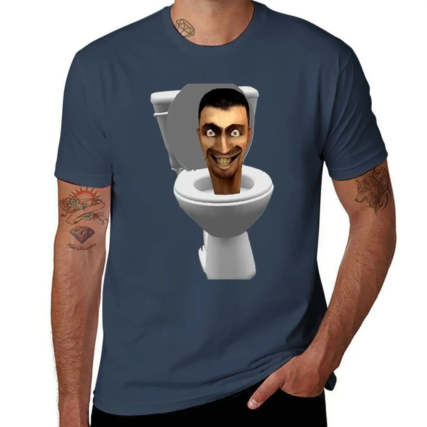 skibidi toilet graphic t-shirt for kids