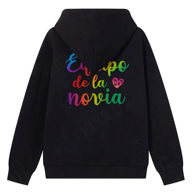 girls' skibidi team bride hoodie