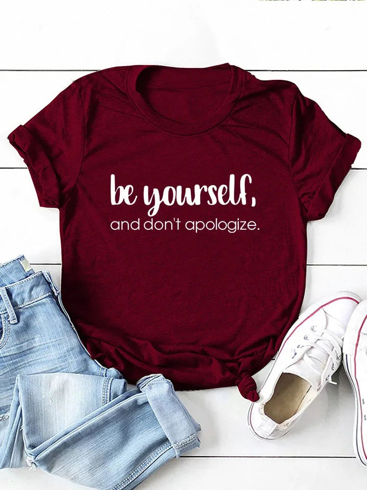 be yourself short-sleeved t-shirt for kids