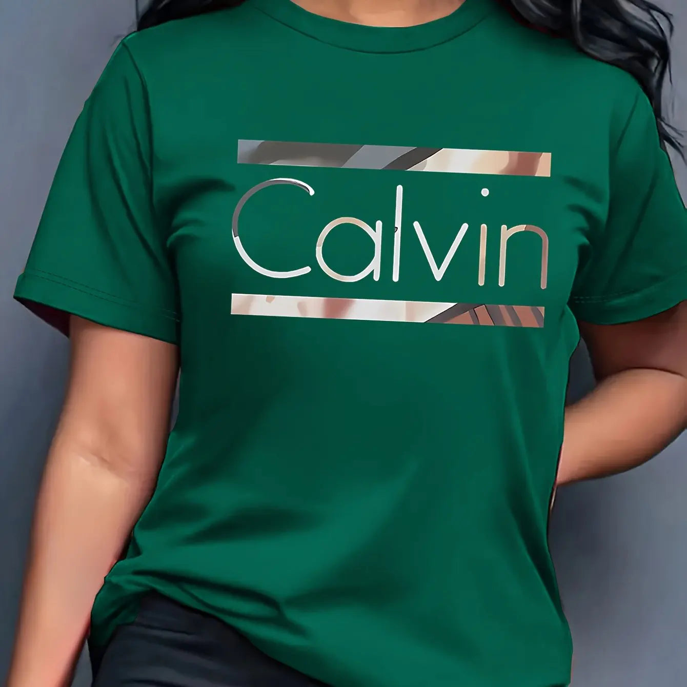 kids' casual cotton skibidi letter t-shirt