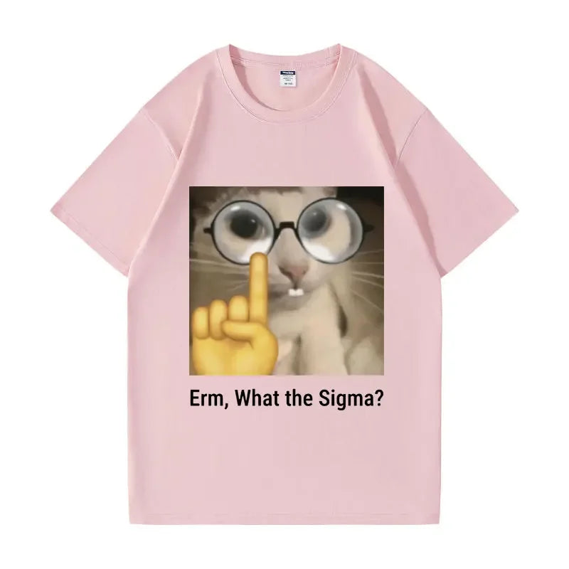 funny meme cat t-shirt for kids and teens