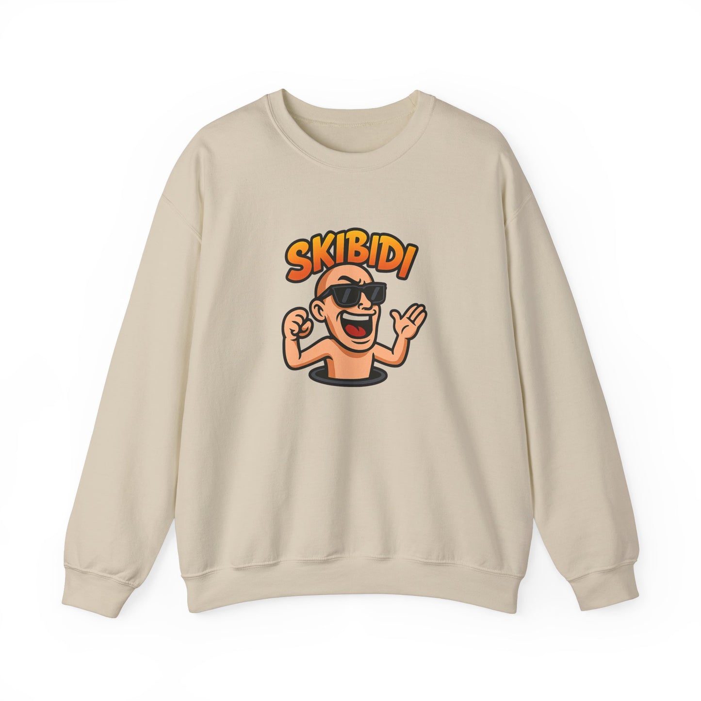 fun skibidi unisex crewneck sweatshirt