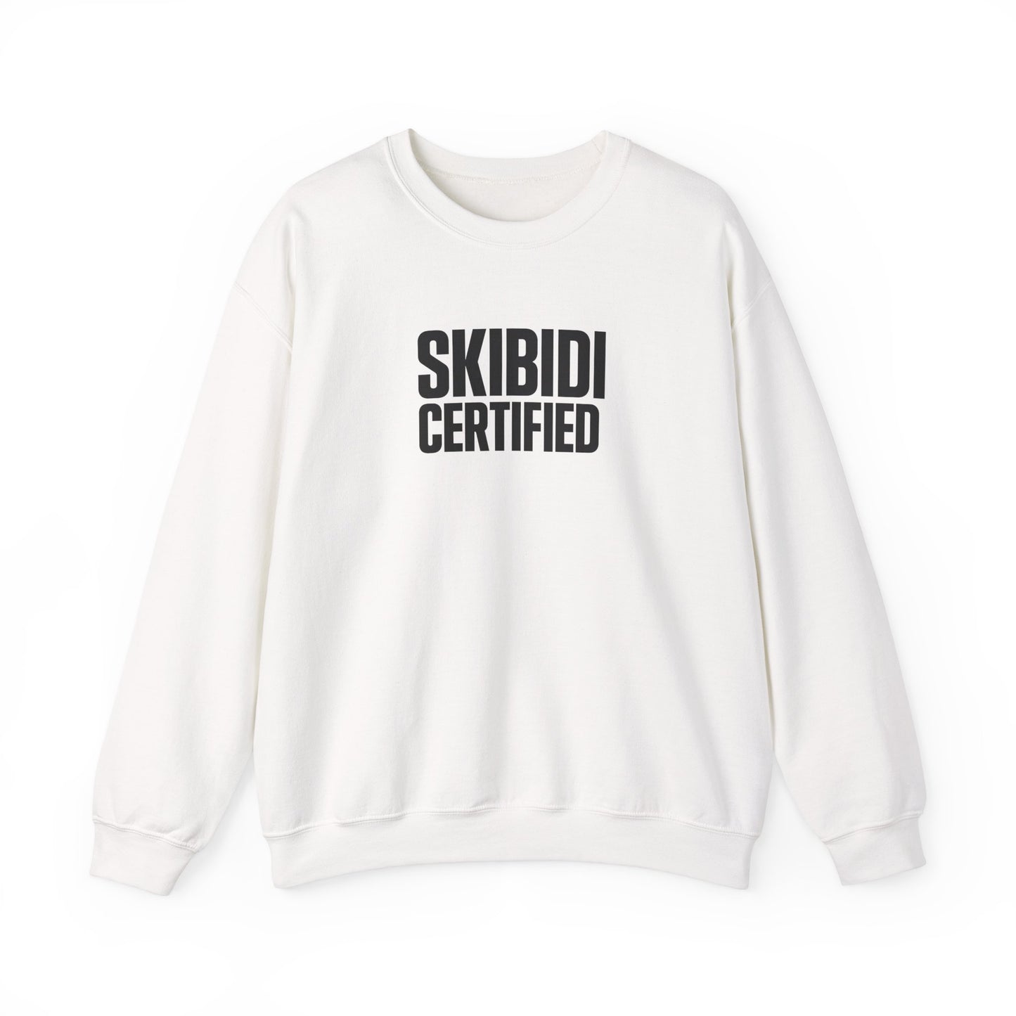skibidi certified unisex crewneck sweatshirt
