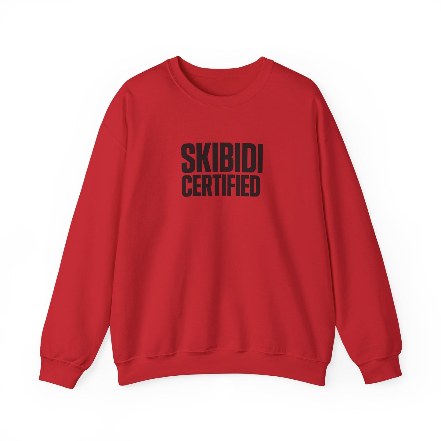 skibidi certified unisex crewneck sweatshirt