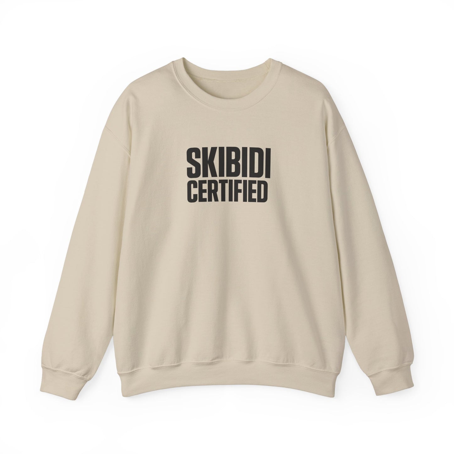 skibidi certified unisex crewneck sweatshirt