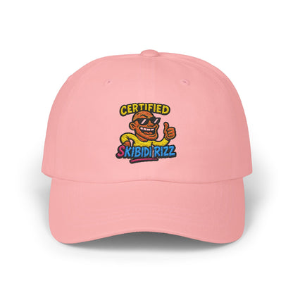 Cool Embroidered Dad Cap - SkibidiRizz Design