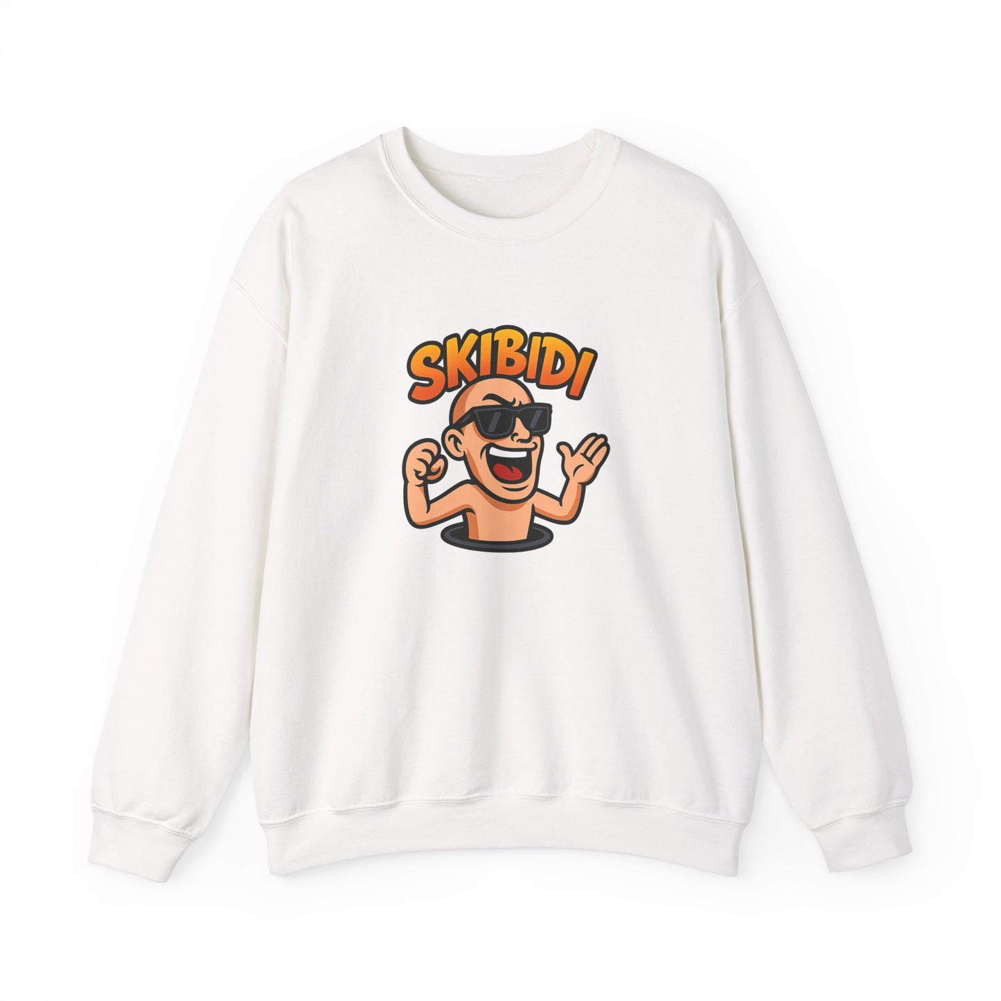 fun skibidi unisex crewneck sweatshirt