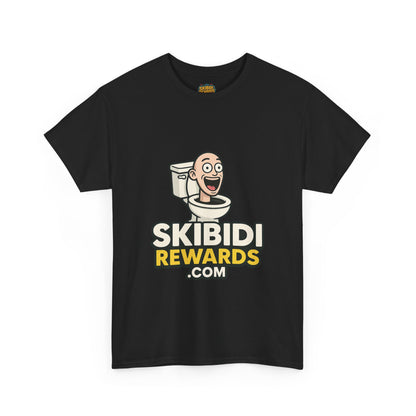 Skibidi Rewards Unisex Heavy Cotton Tee - Fun and Comfortable Graphic Shirt for Everyday Wear, Casual Outings, Unique Gifts, Stylish & Durable T-Shirt for Men and Women