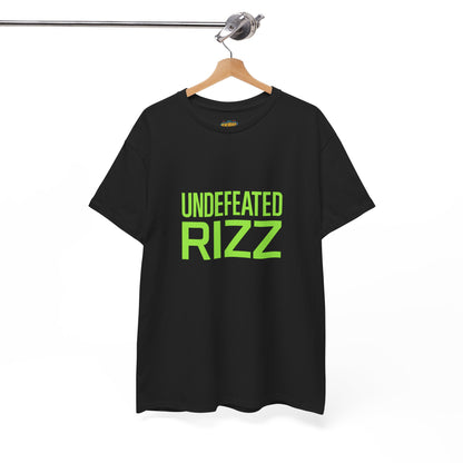 Undefeated Rizz Unisex Heavy Cotton Tee | Casual Streetwear for Confident Style - Stylish, Comfortable, Eco-Friendly Cotton Tee for Everyday Wear, Available in Various Sizes, Perfect for All Occasions
