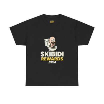 Skibidi Rewards Unisex Heavy Cotton Tee - Fun and Comfortable Graphic Shirt for Everyday Wear, Casual Outings, Unique Gifts, Stylish & Durable T-Shirt for Men and Women