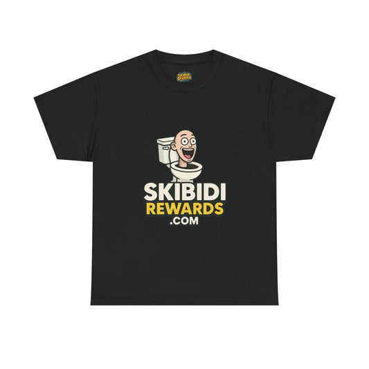 Skibidi Rewards Unisex Heavy Cotton Tee - Fun and Comfortable Graphic Shirt for Everyday Wear, Casual Outings, Unique Gifts, Stylish & Durable T-Shirt for Men and Women