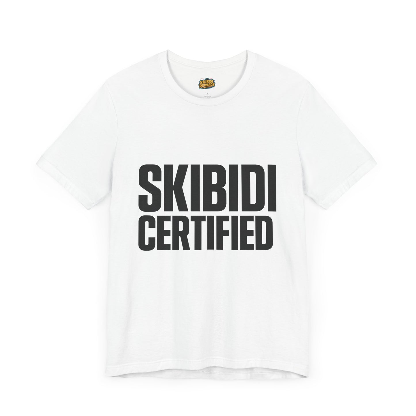 skibidi certified unisex jersey tee