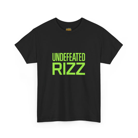 Undefeated Rizz Unisex Heavy Cotton Tee | Casual Streetwear for Confident Style - Stylish, Comfortable, Eco-Friendly Cotton Tee for Everyday Wear, Available in Various Sizes, Perfect for All Occasions