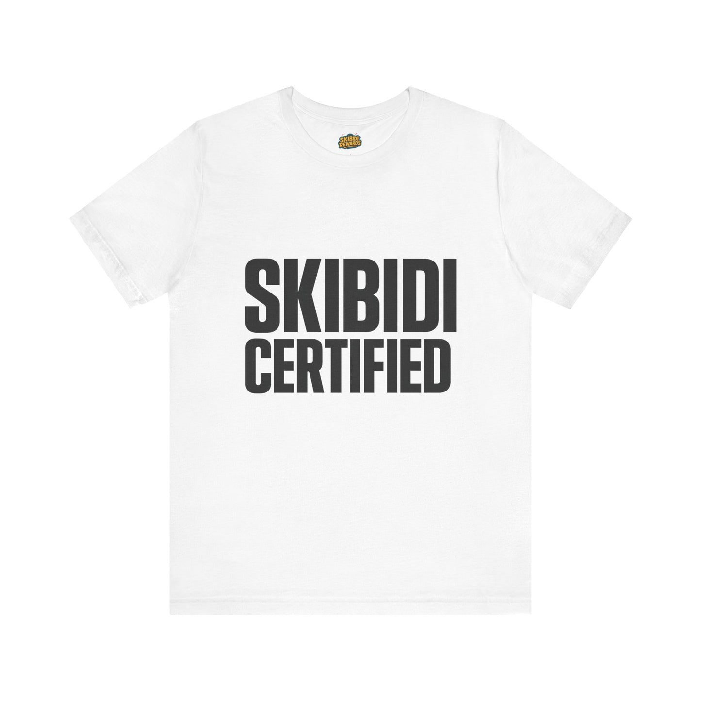 skibidi certified unisex jersey tee