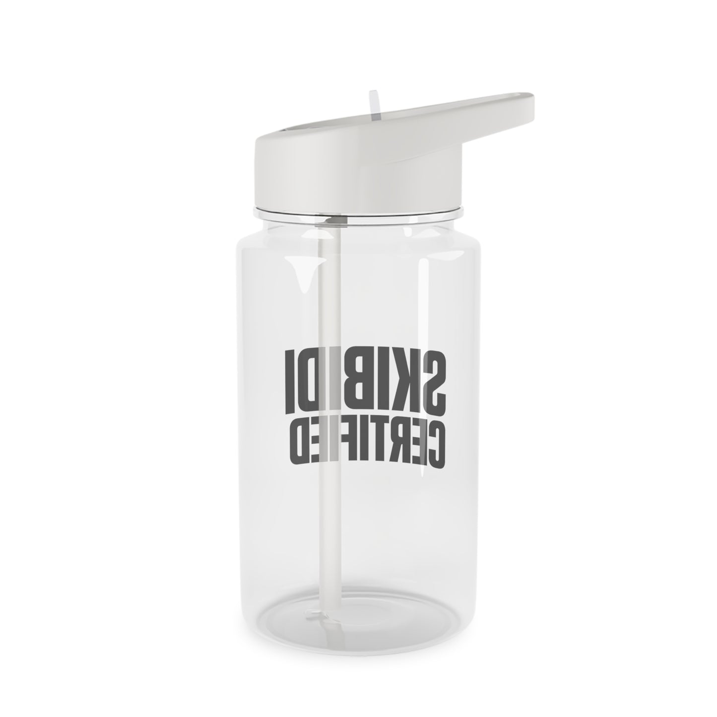 skibidi certified tritan water bottle - durable & stylish hydration for gym, office, outdoor use - bpa-free, spill-resistant lid, personalizable, vibrant colors available
