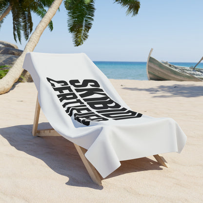 Skibidi Certified Beach Towel - Fun & Trendy Summer Essentials, Soft Cotton, Quick-Dry, Oversized, Perfect for Beach, Pool, Picnic, Festivals, Gift for Friends, Vibrant Design