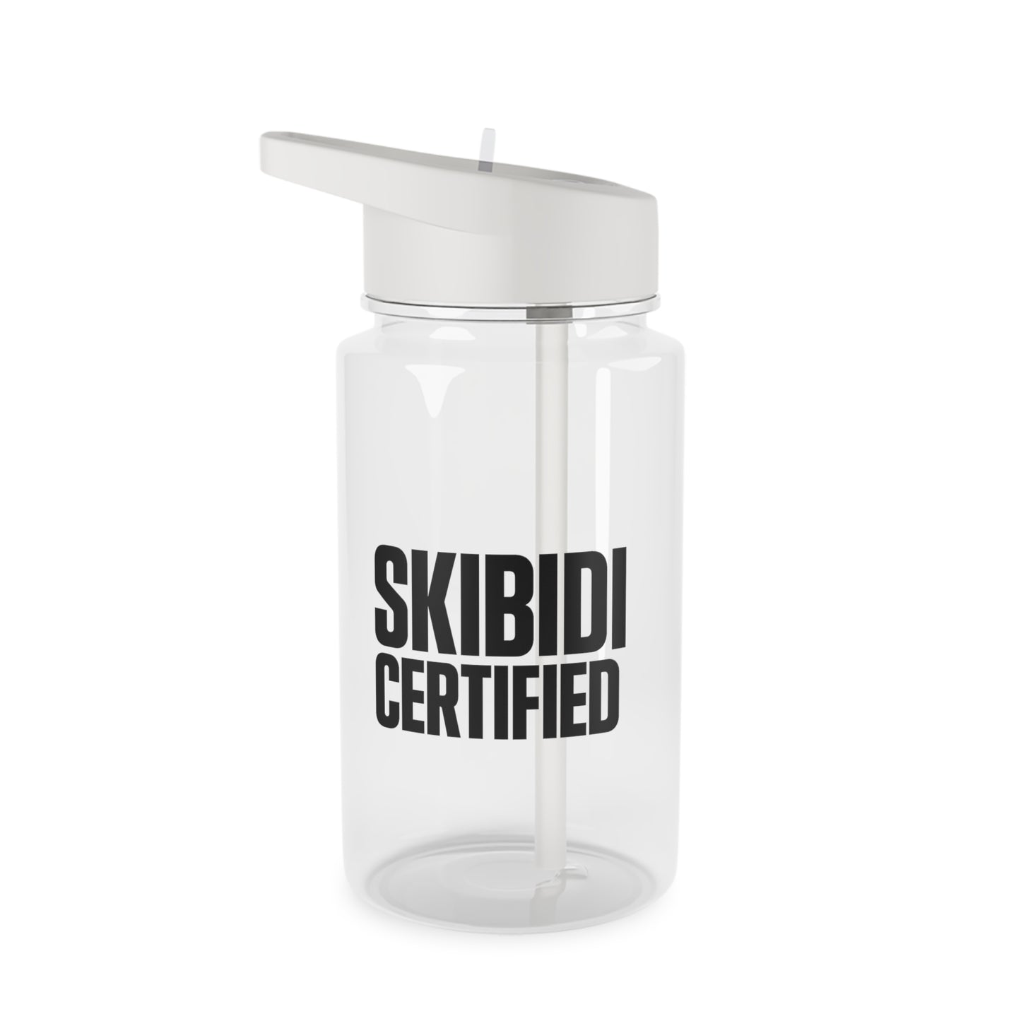 skibidi certified tritan water bottle - durable & stylish hydration for gym, office, outdoor use - bpa-free, spill-resistant lid, personalizable, vibrant colors available