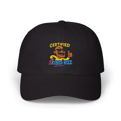 Cool Embroidered Dad Cap - SkibidiRizz Design