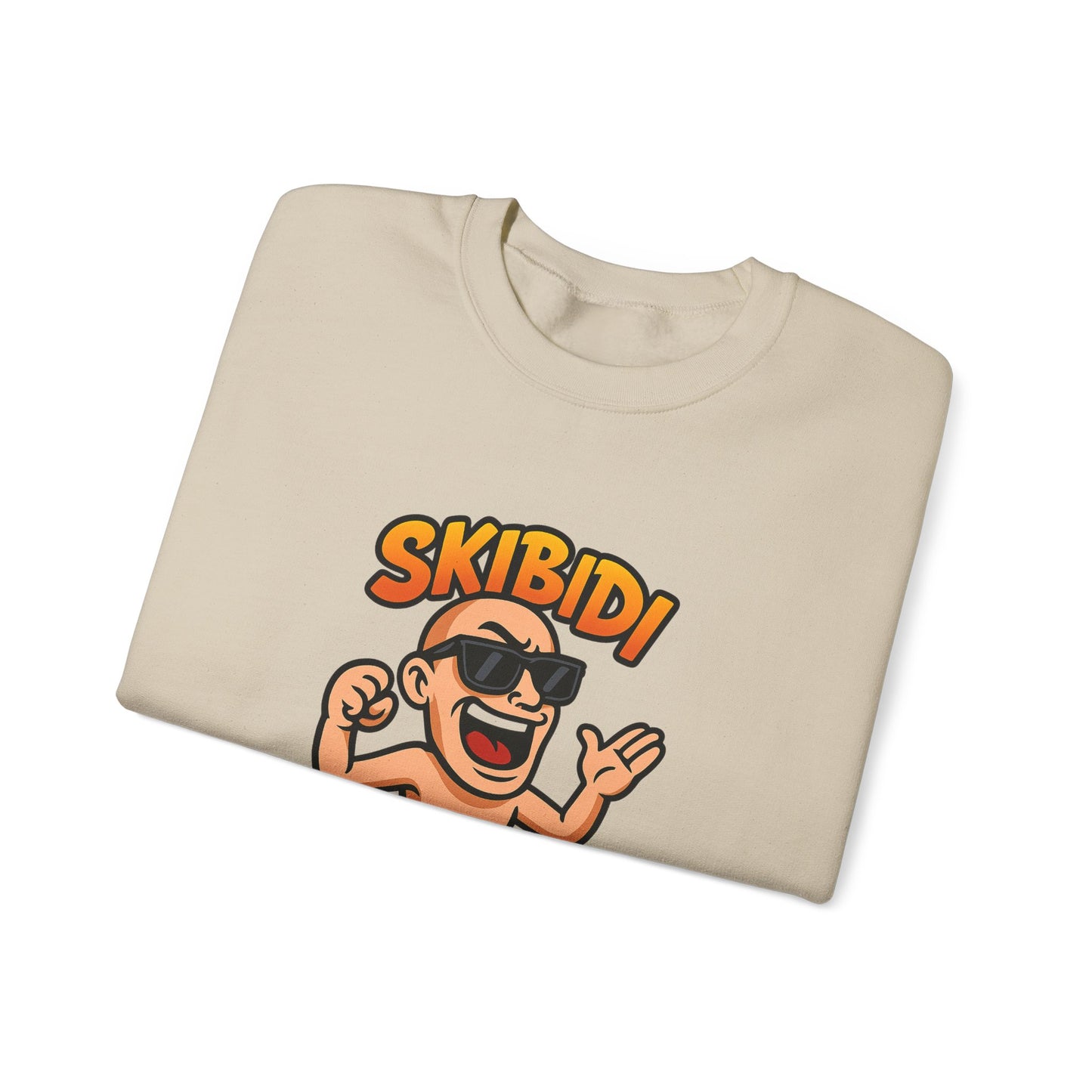 fun skibidi unisex crewneck sweatshirt