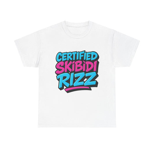 Certified Skibidi Rizz Unisex Heavy Cotton Tee