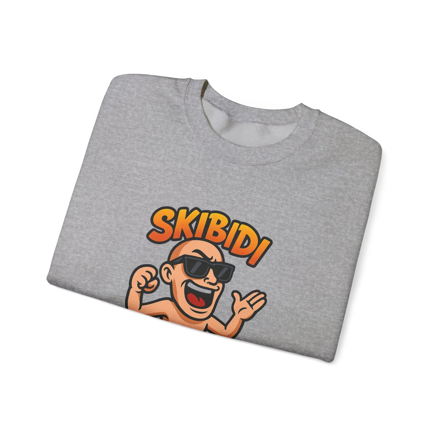 fun skibidi unisex crewneck sweatshirt