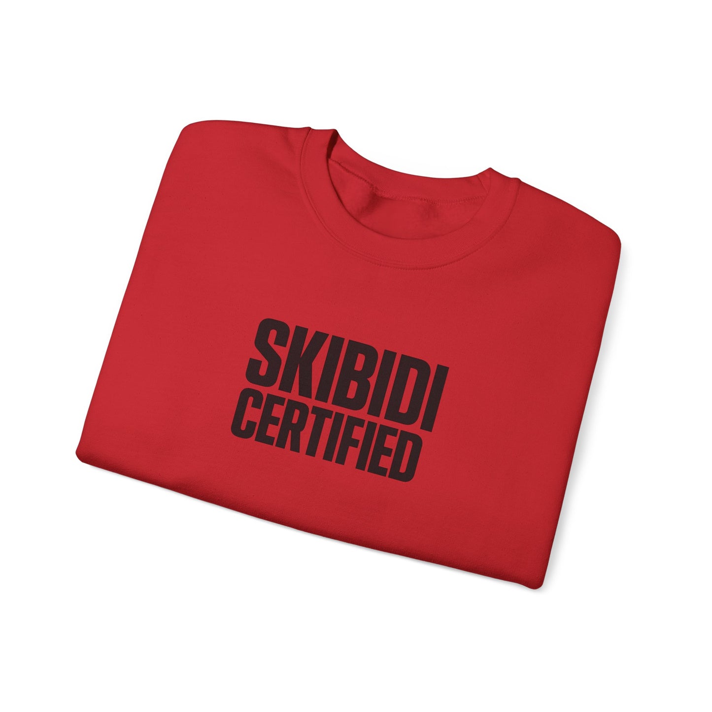 skibidi certified unisex crewneck sweatshirt