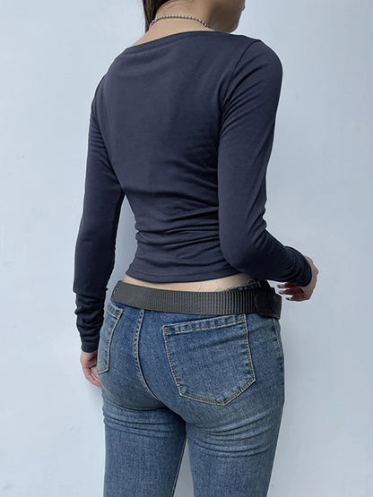 Brown Long Sleeve Skibidi T-shirt for Kids