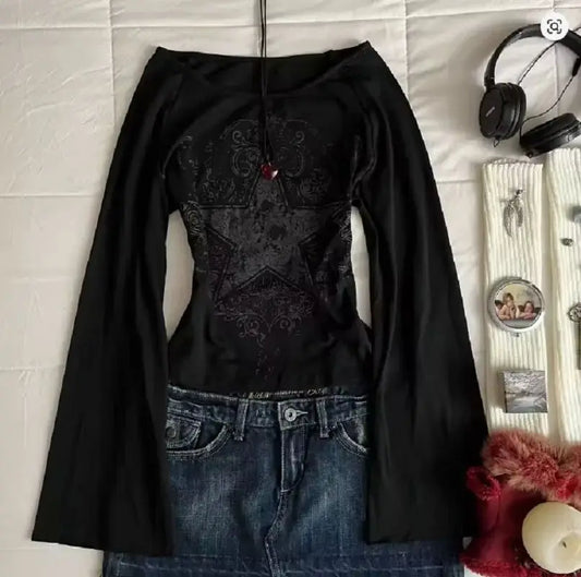 Skibidi Star Graphic T-Shirt for Kids