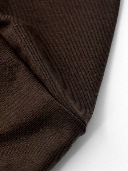 Brown Long Sleeve Skibidi T-shirt for Kids