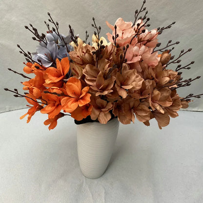 Autumn Magnolia Artificial Flower Bundle