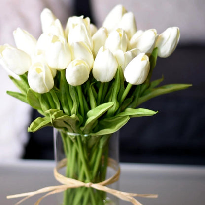 10PCS Real Touch Tulip Artificial Flower Bouquet