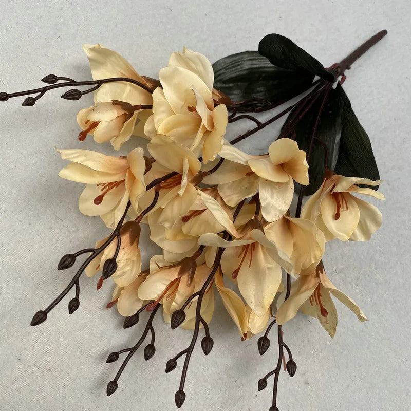 autumn magnolia artificial flower bundle