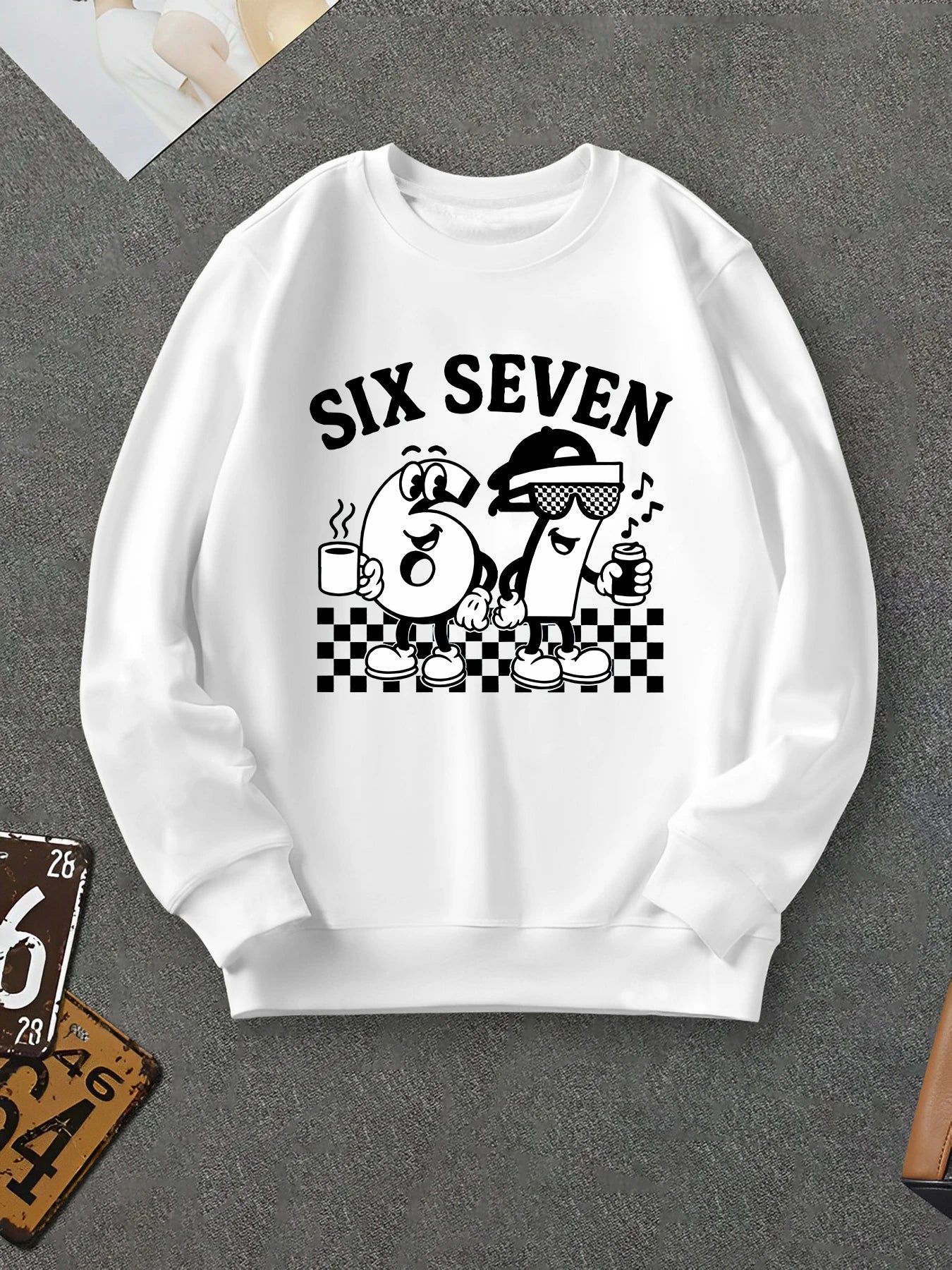 skibidi cartoon hoodie - six seven design