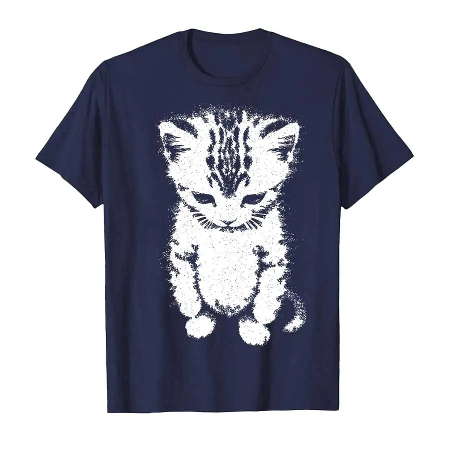 sad kitten meme t-shirt for kids