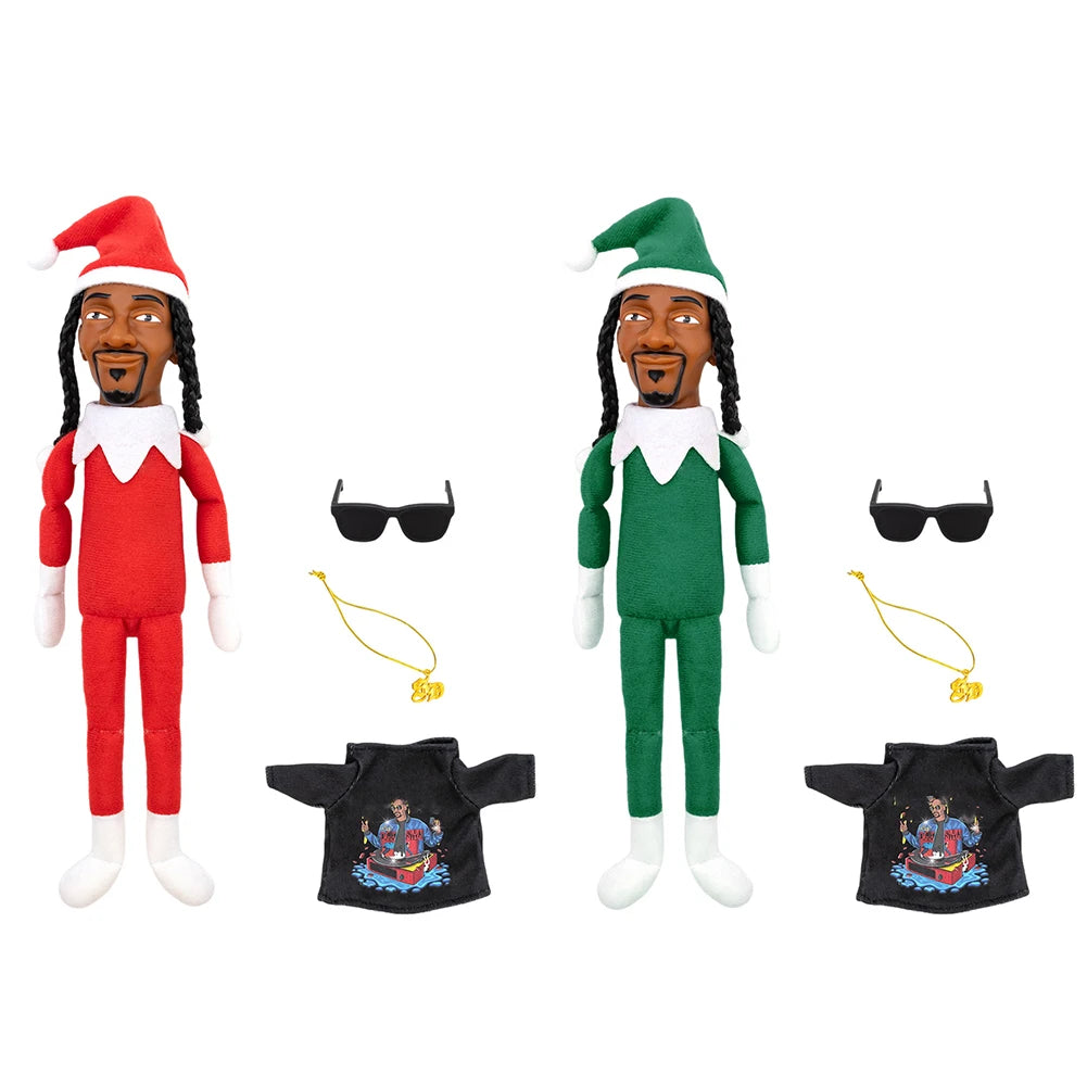 snoop on a stoop christmas elf doll