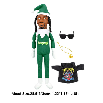 Snoop on a Stoop Christmas Elf Doll