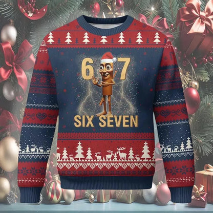 Italian Brainrot Meme Christmas Sweatshirt