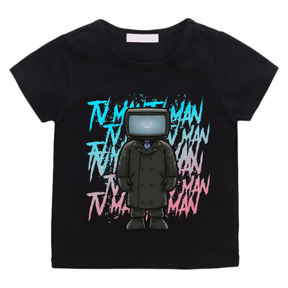 Skibidi Toilet Graphic T-shirt for Kids