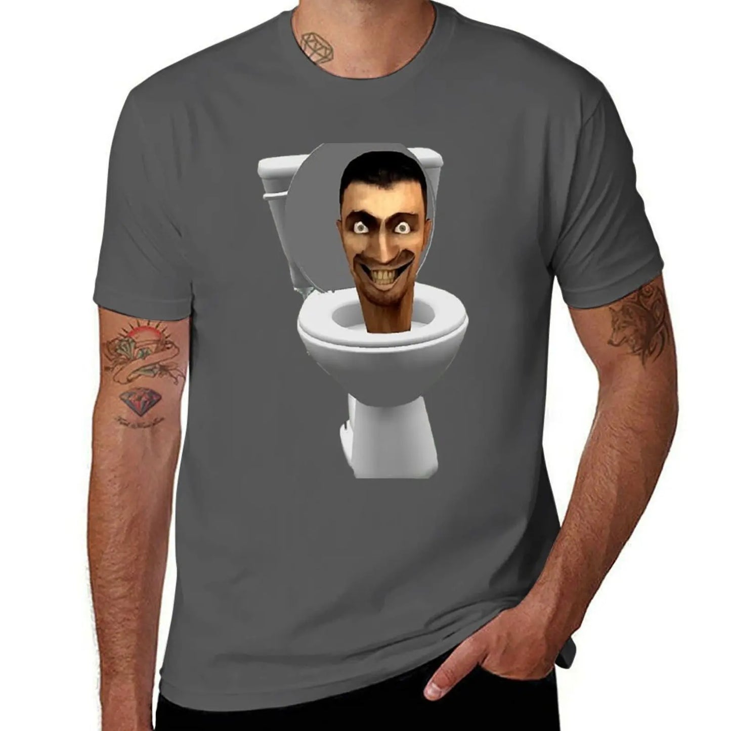 skibidi toilet graphic t-shirt for kids