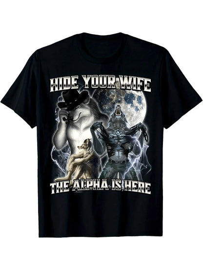 Alpha Wolf Graphic T-Shirt for Kids